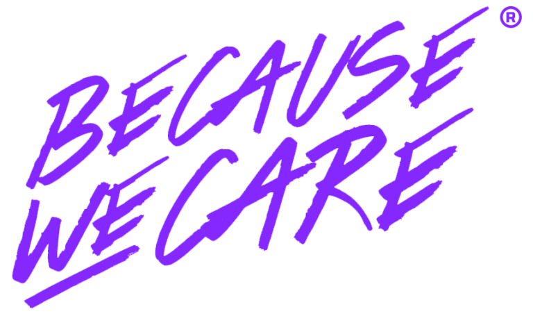 Carea slogan logo because we care cabinet kiné du sport à Paris 14 et Paris 8