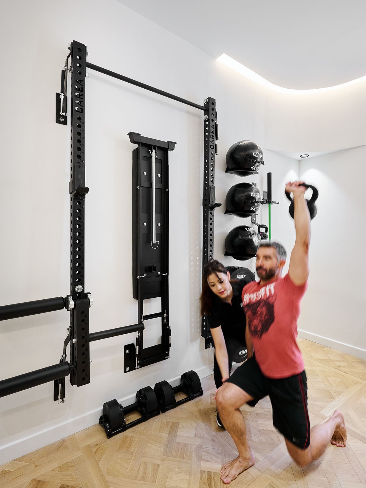 Matériel de renforcement musculaire du cabinet CAREA Paris 8